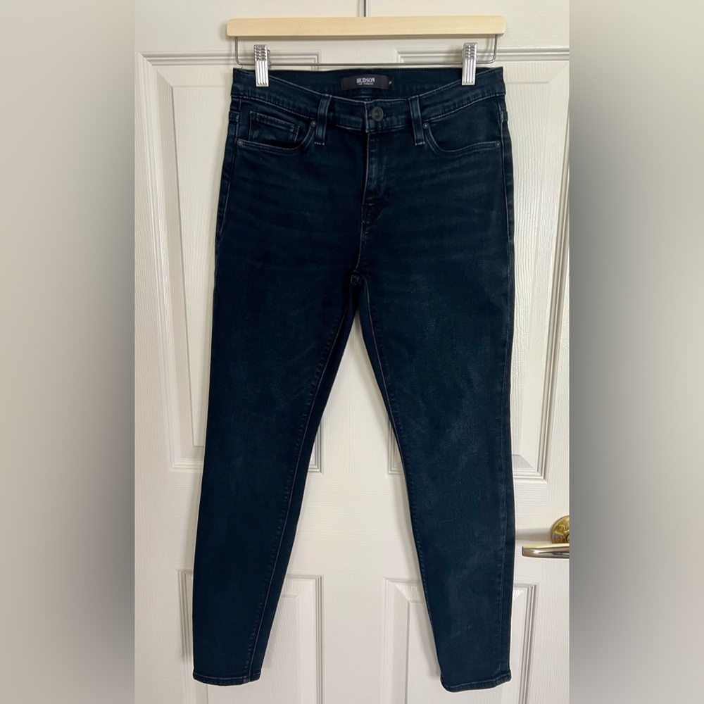 HUDSON Denim Nico Mid-Rise Super Skinny Ankle Jean
